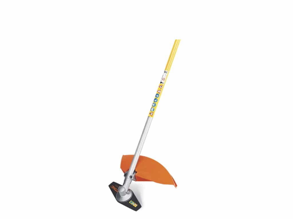 Decespugliatore Stihl zero branco Treviso giardinaggio lama dettaglio